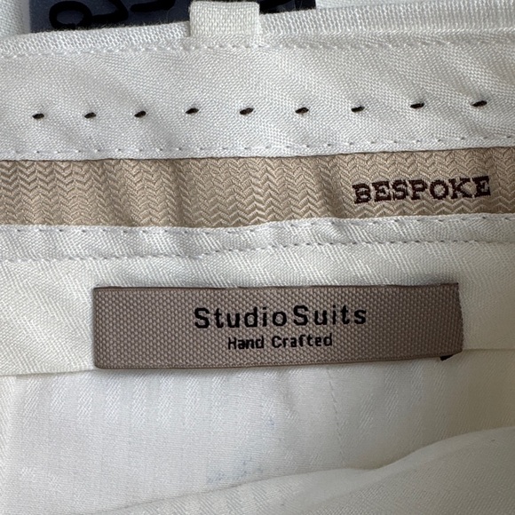Studiosuits White Linen Pants - Picture 4 of 8